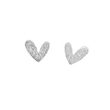 Aros Plata Corazón Camila