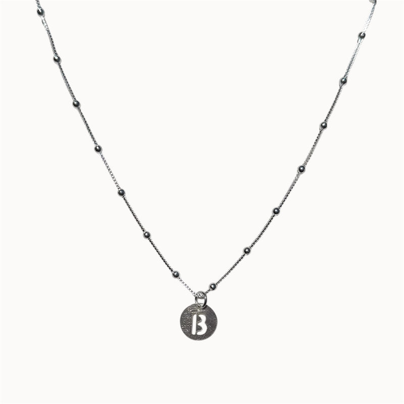 COLLAR PLATA LETRA CALA