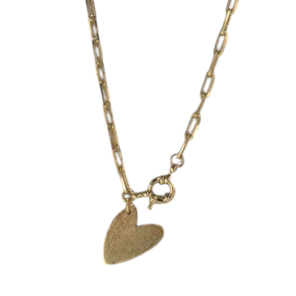 Collar Oro Corazón Aurora