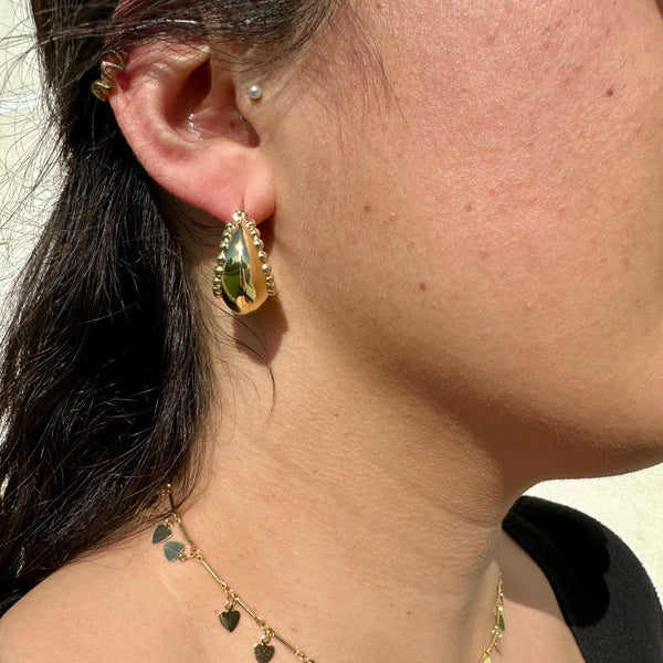Argollas oro Cloe