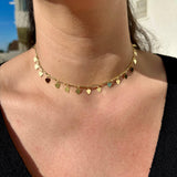 Choker oro Corazón Dana
