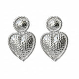 Aros Plata Corazón Roberta