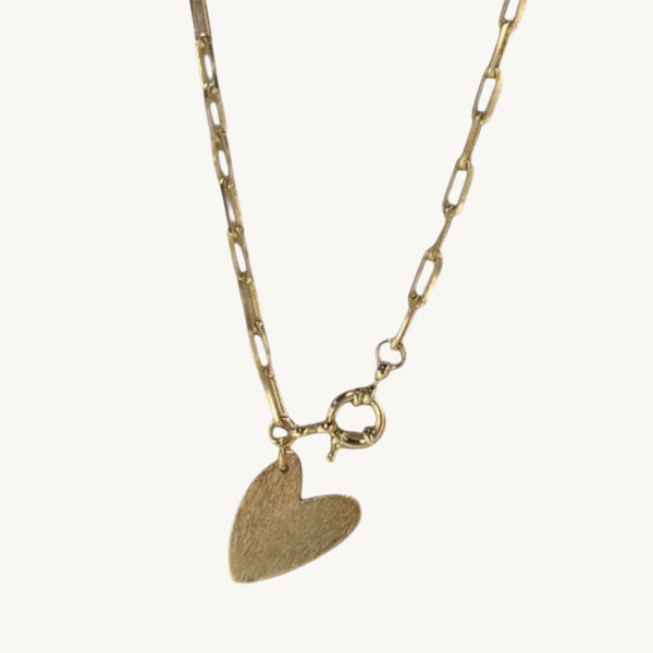Collar Oro Corazón Aurora
