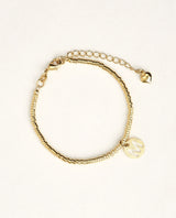 PULSERA ORO GITANA LETRA CALA