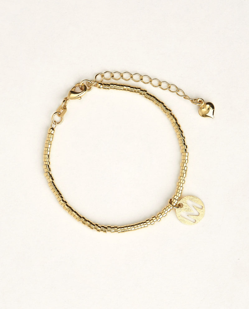 PULSERA ORO GITANA LETRA CALA