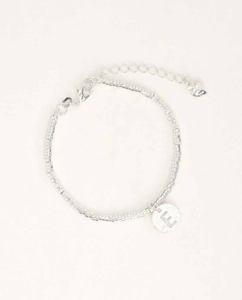 PULSERA PLATA GITANA LETRA CALA