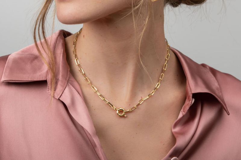 COLLAR ORO SIMONA 45 CM