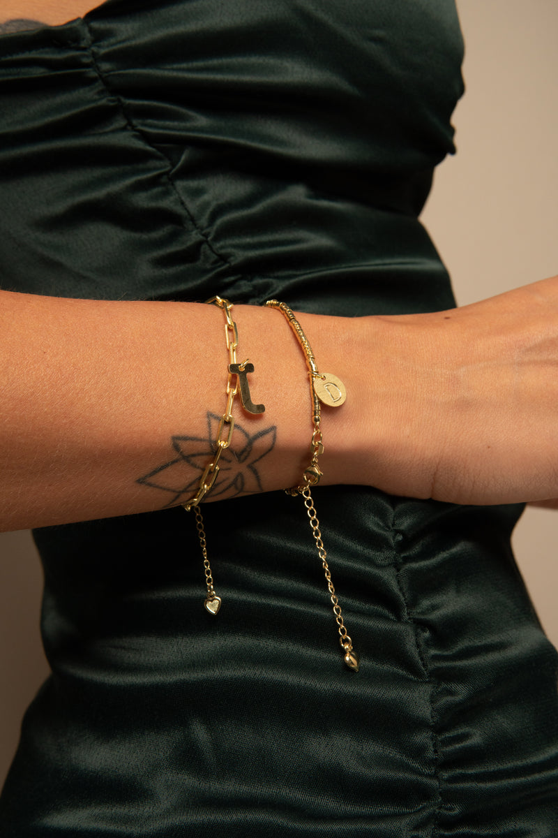 PULSERA BOR GITANA LETRA GABRIELA