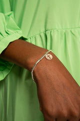 PULSERA PLATA GITANA LETRA CALA