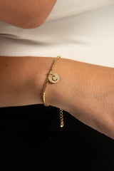 PULSERA ORO GITANA LETRA CALA