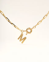 COLLAR ORO SIMONA INICIAL 45 CM