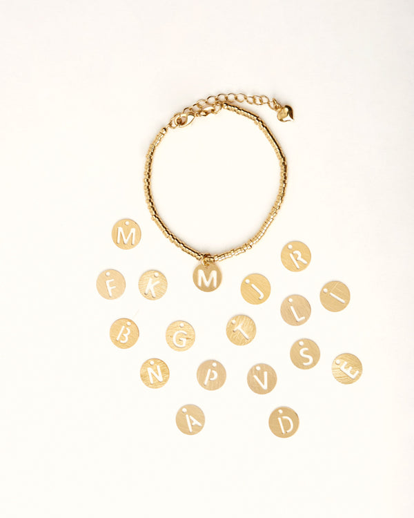 PULSERA ORO GITANA LETRA CALA
