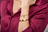 PULSERA ORO GITANA ESTRELLA