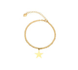 PULSERA ORO GITANA ESTRELLA