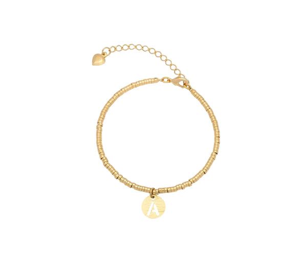 Pulsera oro Gitana Letra Cala